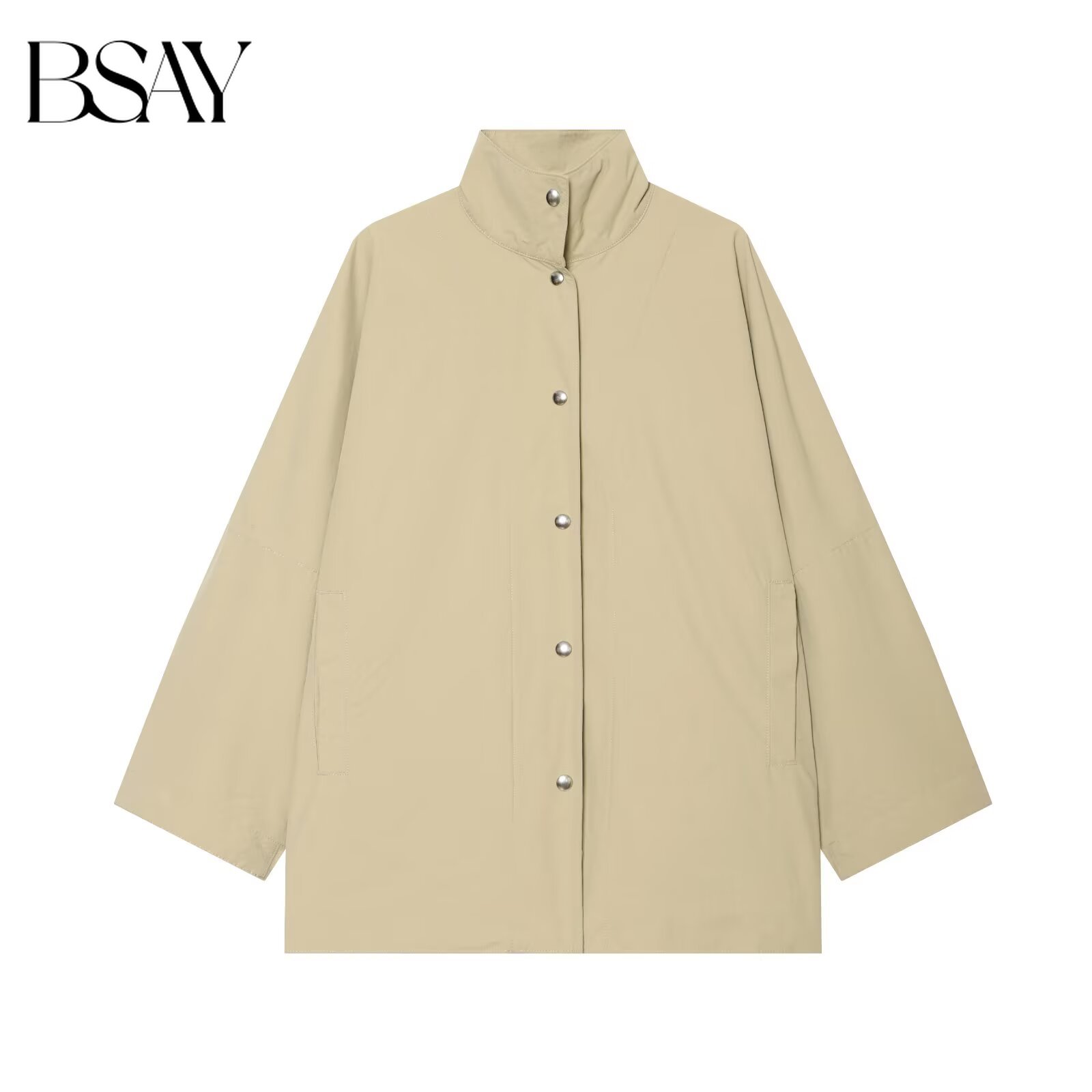 Women'S Fashion Utility Jacket - BSAY 2026 Dames Oversized Jas met