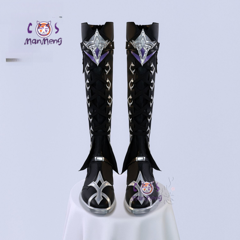 Women'S Fashion Leather Boots - Kyryll Chudomirovich Flins Cosplay Genshin Impact