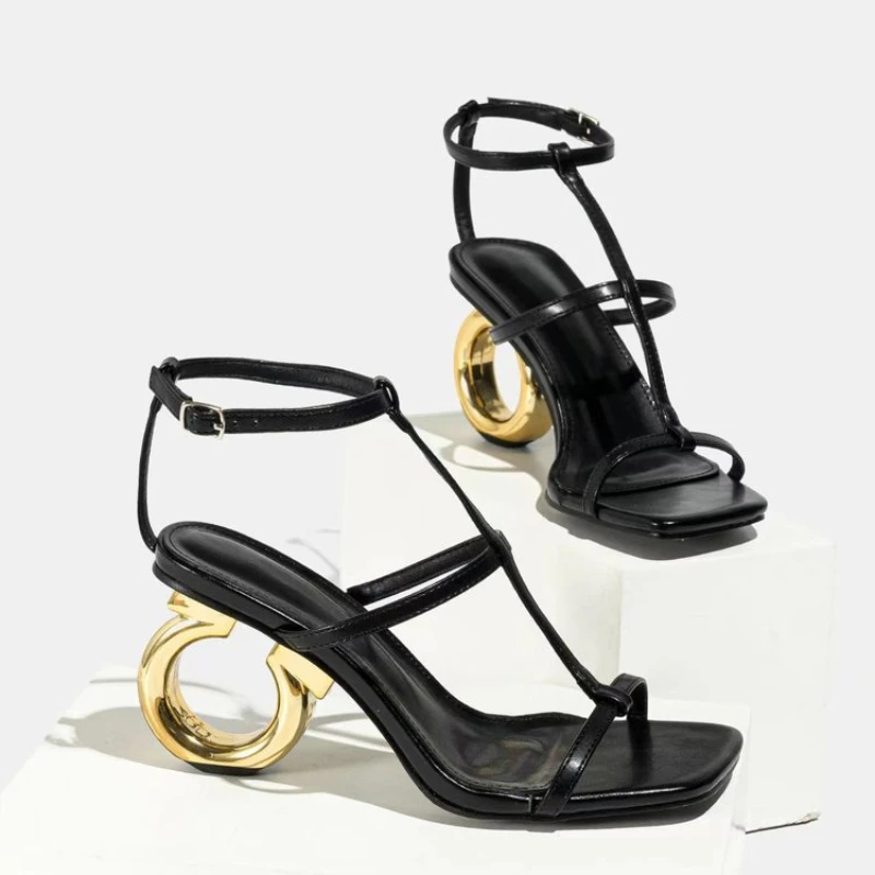 Women'S Fashion Summer 2025 - Vrouwen Hoge Hak Sandalen 2025, Nieuwe
