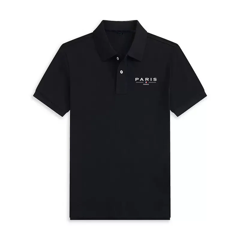 Women'S Fashion Paris - Paris print 2026 high-end merk herenpoloshirt