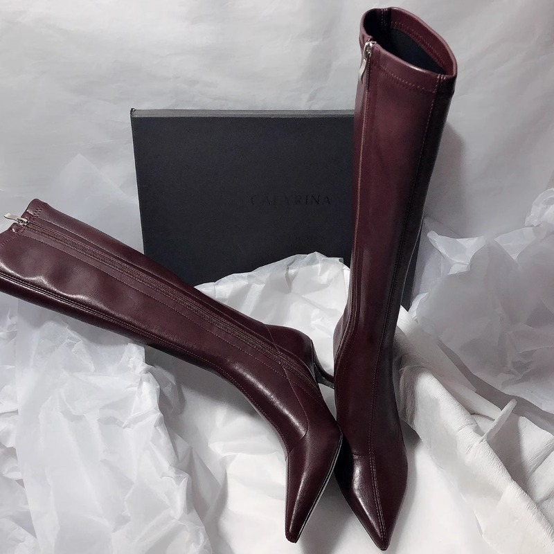Women'S Fashion Knee High Boots - Herfst nieuwe stiletto mode laarzen dames
