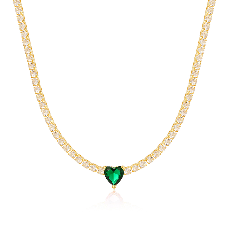Women'S Day Fashion Show - Valentijnsdag Cadeau Hart Ontwerp Mode-sieraden Verguld