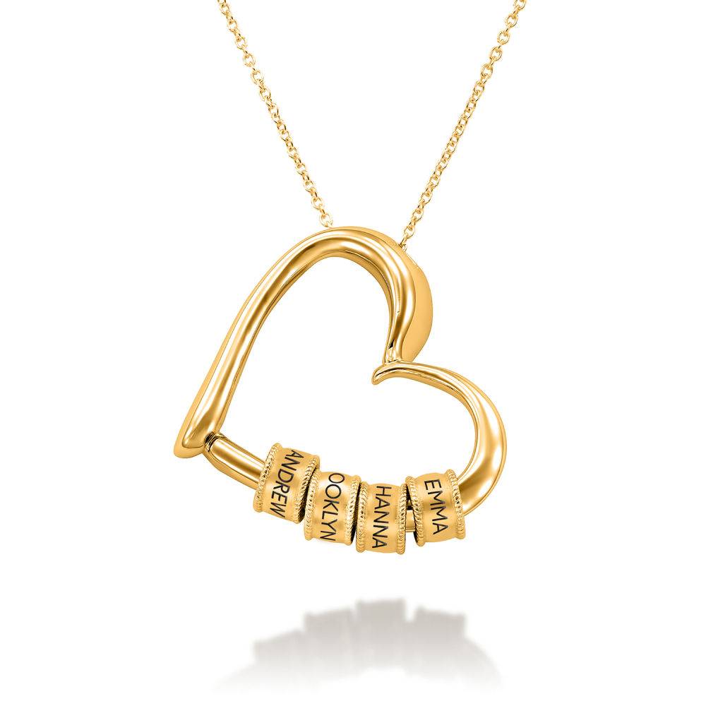 Women'S Day Fashion Show - Gepersonaliseerde hartvormige naamketting met op maat