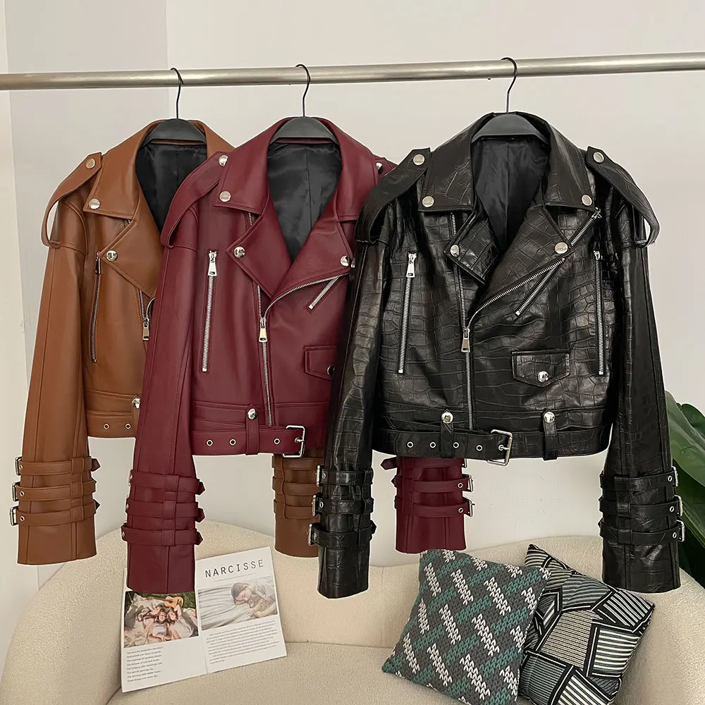 Echt leren damesjack voor dame - Women'S Fashion Utility Jacket recensie en prijs