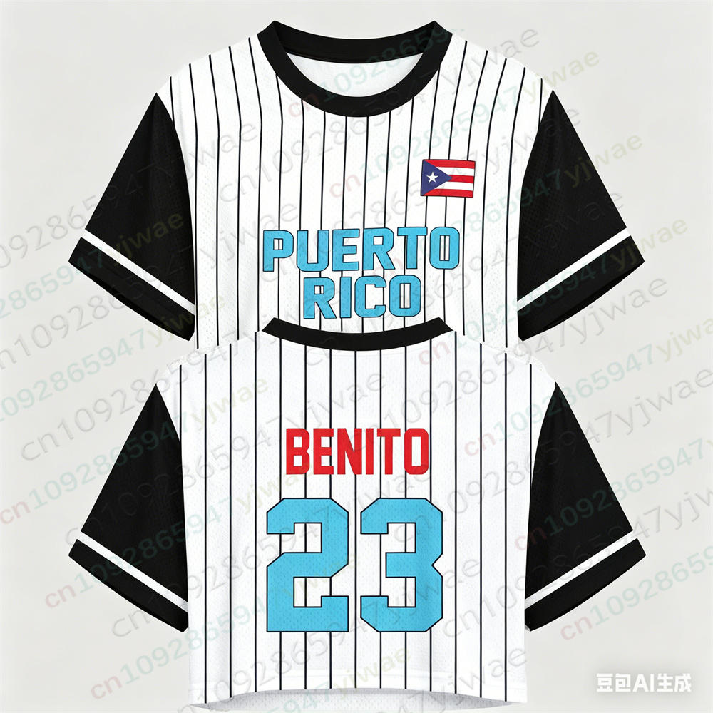 Puerto Rico Crop Top Jersey Pu - Women'S Fashion Rugby Top recensie en prijs