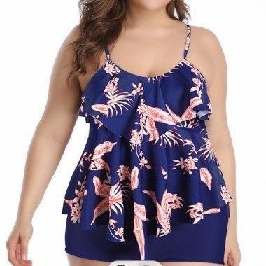 Tankini Damesbikini Bloemenpri - Crop Top Women recensie en prijs