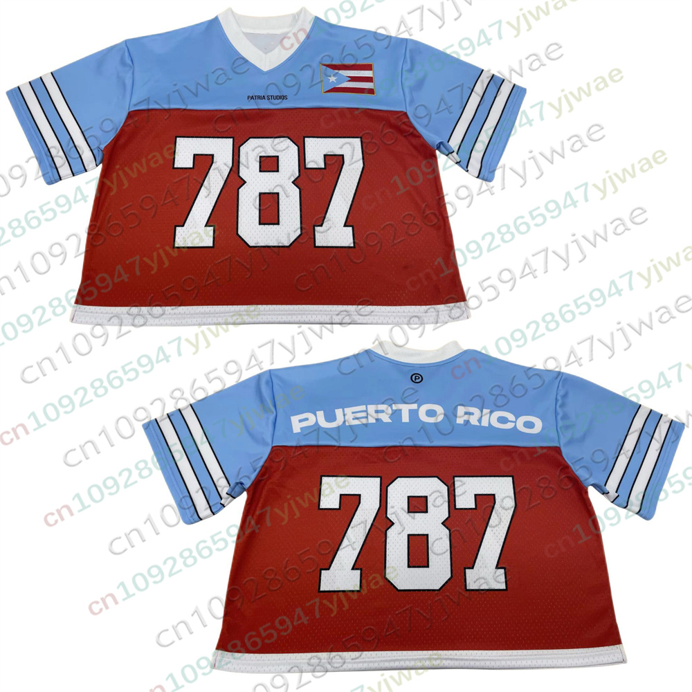 Puerto Rico Oversized Jersey P - Women'S Fashion Rugby Top recensie en prijs