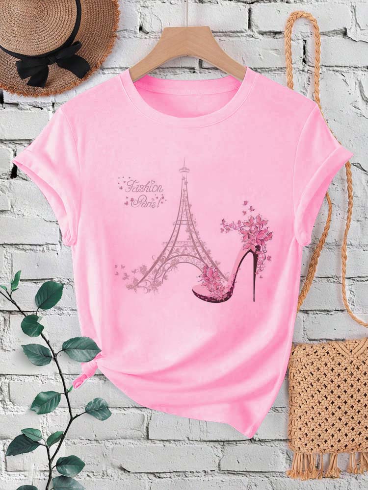 Mode Parijs Eiffeltoren Print  - Women'S Fashion Paris recensie en prijs