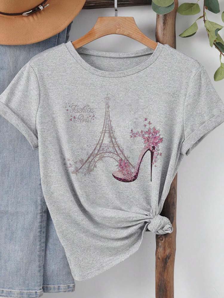 Mode Parijs Eiffeltoren Print  - Women'S Fashion Paris recensie en prijs