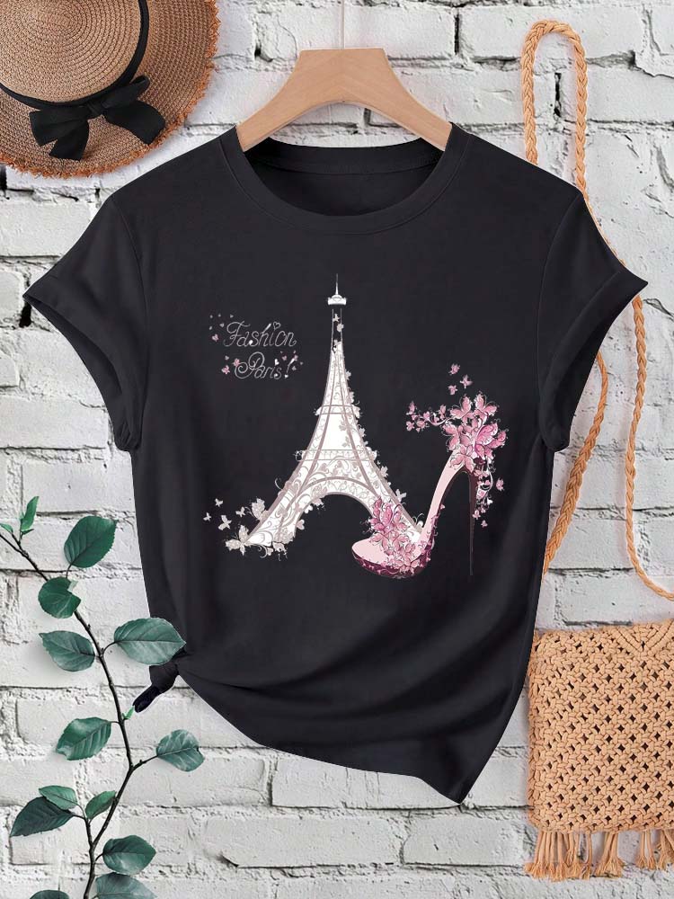 Mode Parijs Eiffeltoren Print  - Women'S Fashion Paris recensie en prijs