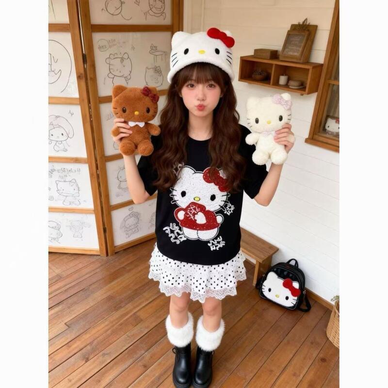 Leuke Korte Mouwen Hello Kitty - Trend Women Fashion recensie en prijs