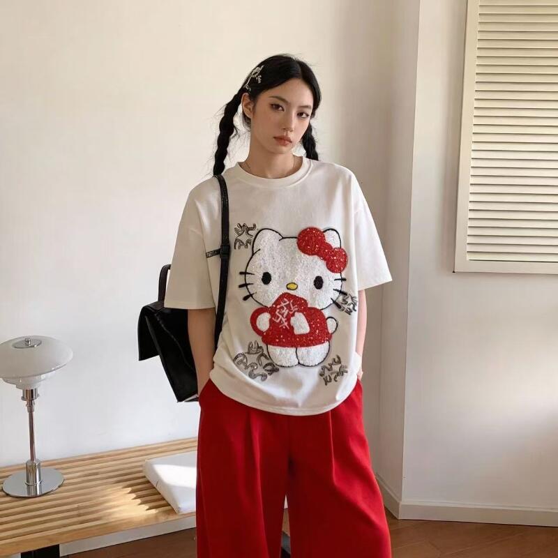 Leuke Korte Mouwen Hello Kitty - Trend Women Fashion recensie en prijs