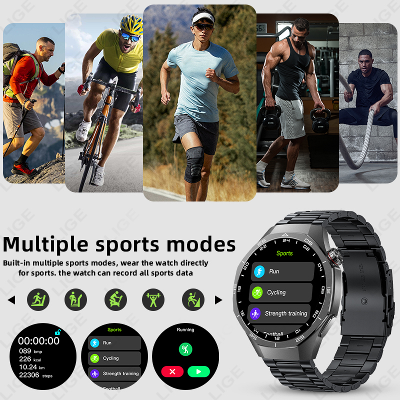 LIGE ECG Smartwatch voor Andro - Women Fashion Week 2026 recensie en prijs