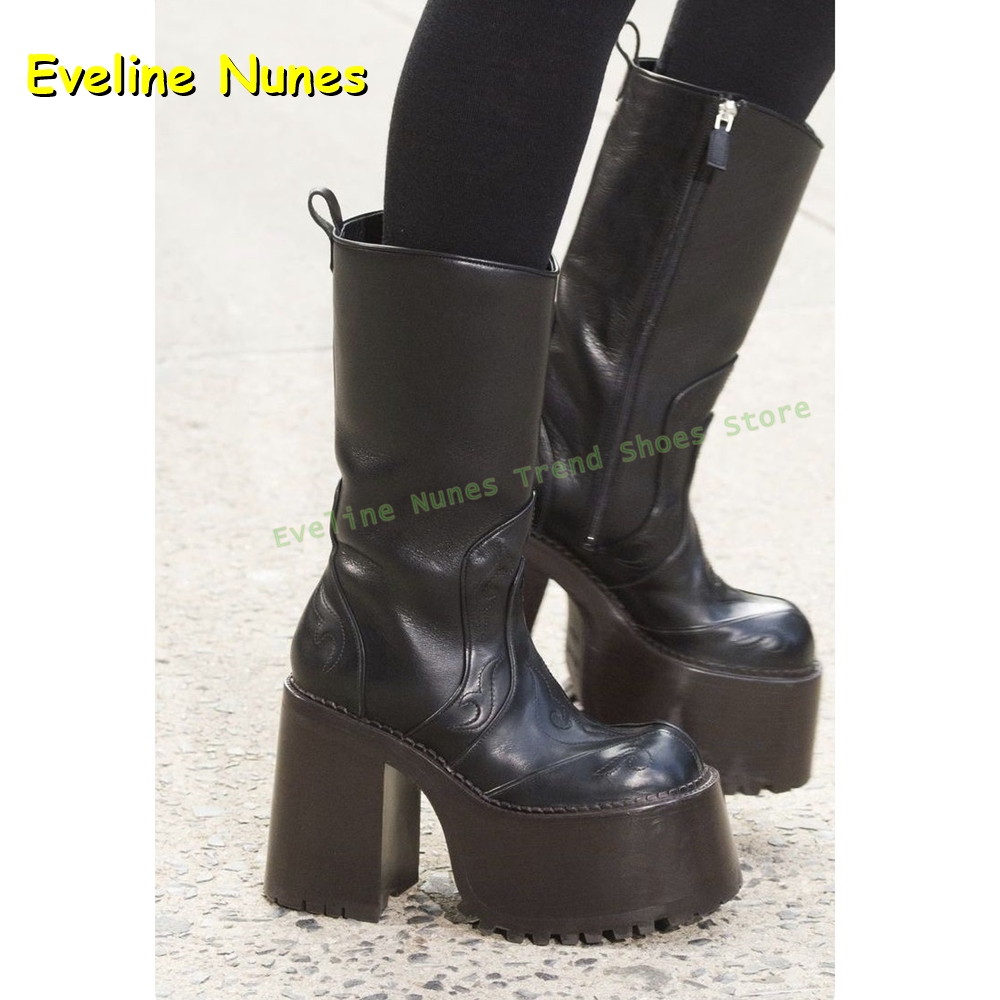 Borduren Platform Kniehoge Laa - Women'S Fashion Knee High Boots recensie en prijs