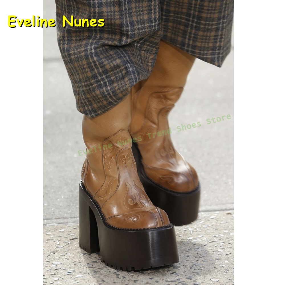 Borduren Platform Kniehoge Laa - Women'S Fashion Knee High Boots recensie en prijs
