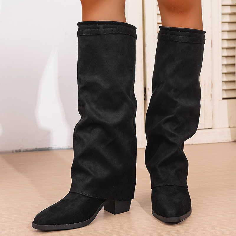 Mode Slip Op Hoge Hakken Knie  - Women'S Fashion Knee High Boots recensie en prijs