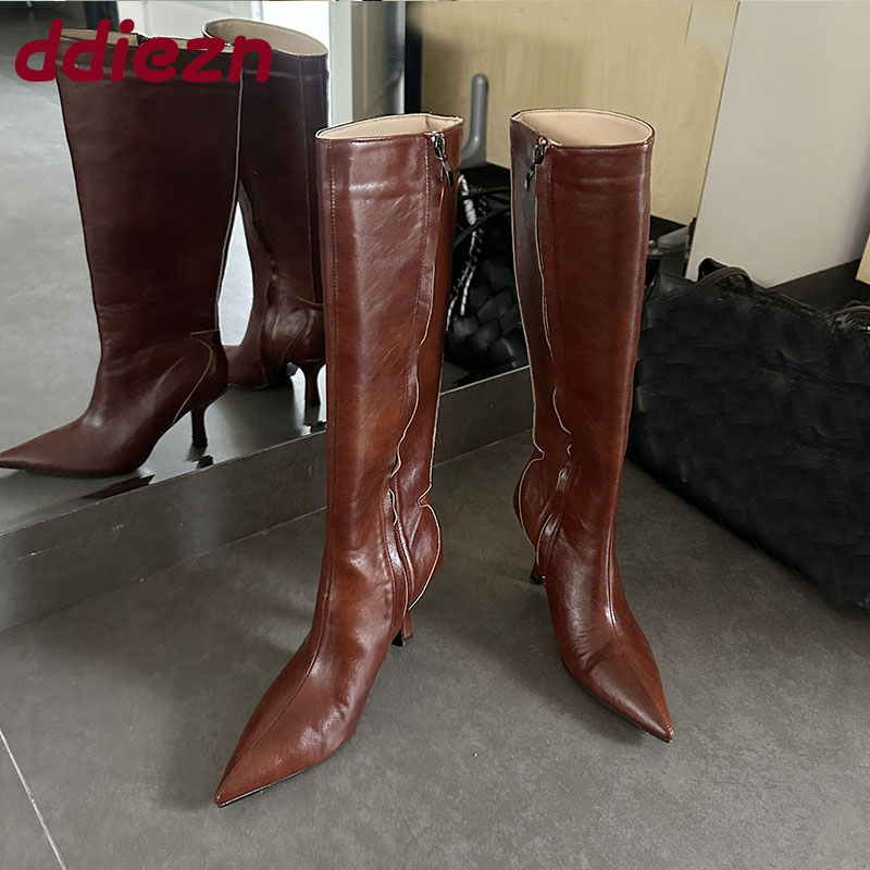 Mode Puntschoen Dames Knie Hog - Women'S Fashion Knee High Boots recensie en prijs