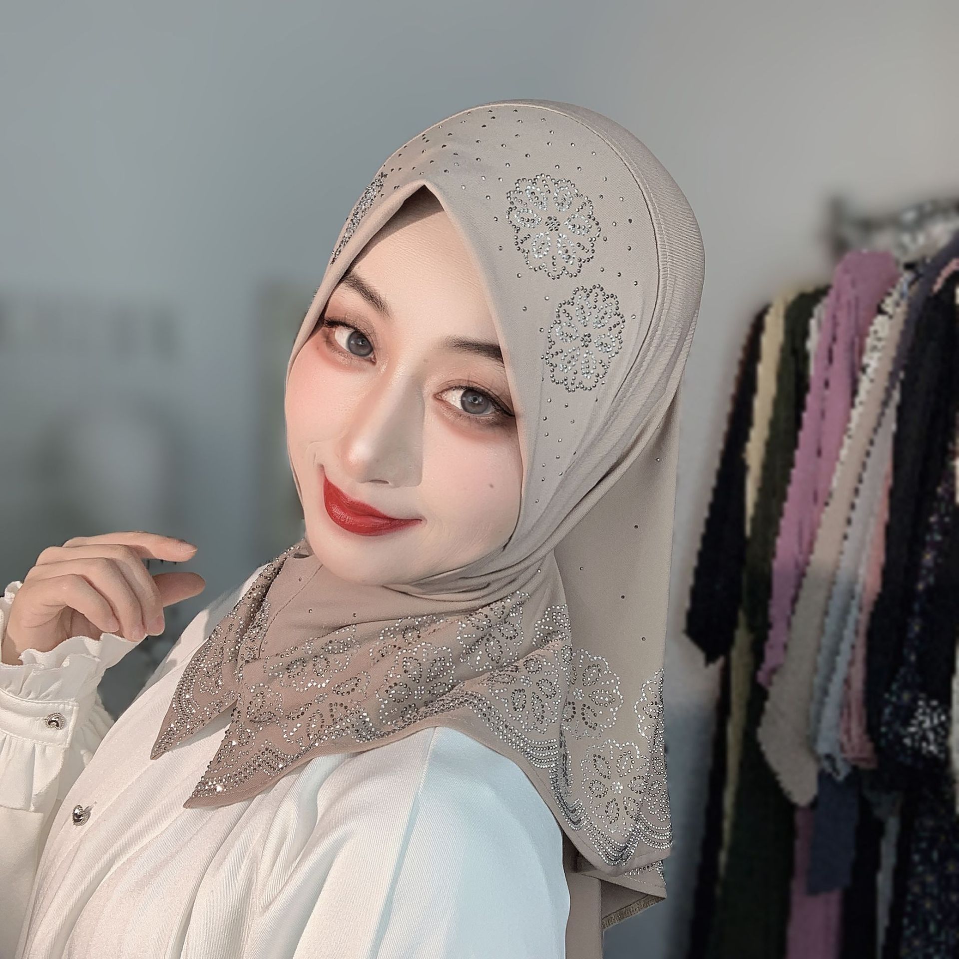 Kant-en-klare moslim hijab voo - Women Fashion Designer recensie en prijs