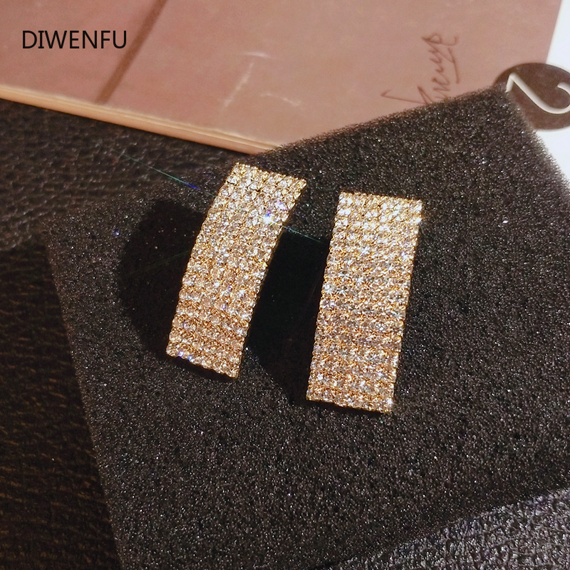 14K Yellow Gold Diamond Stud O - Women'S Fashion Paris recensie en prijs