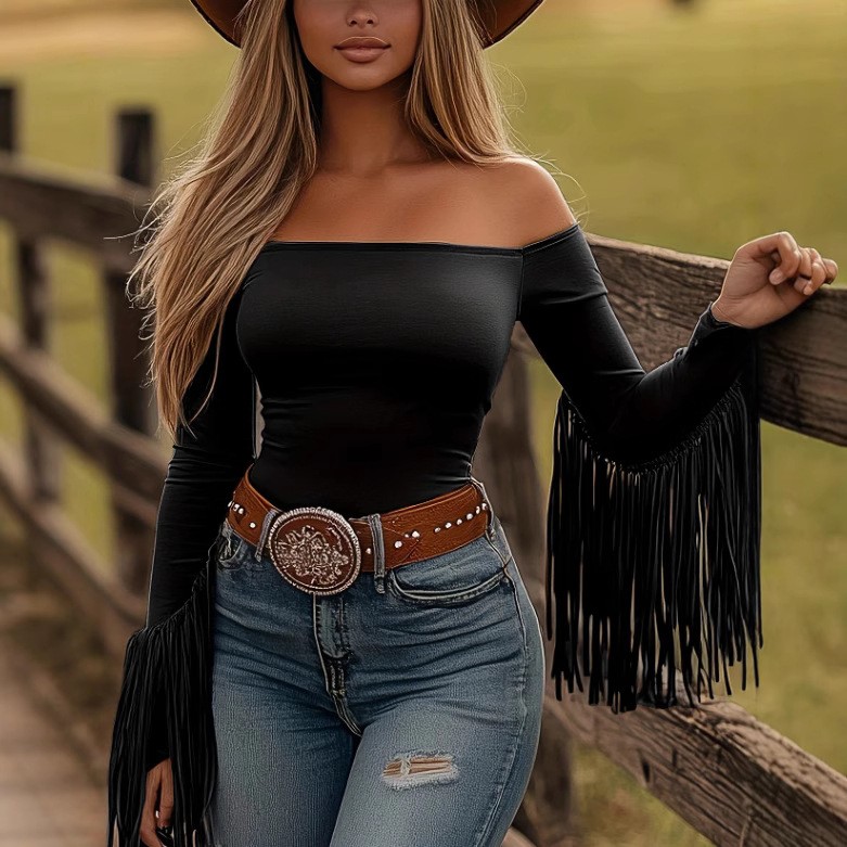Dameskleding Blouse met lange  - Crop Top Women recensie en prijs