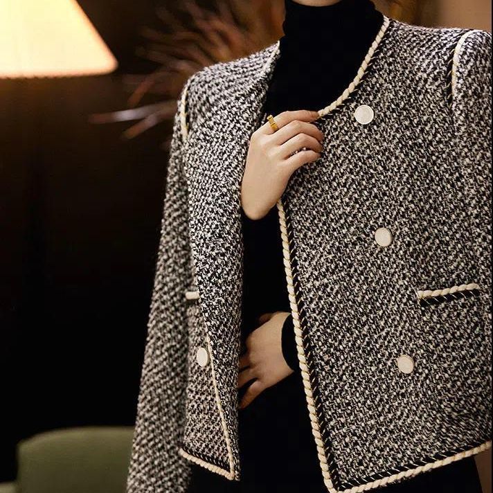 Tweed jassen Dames Wit Kort Da - Women'S Fashion Utility Jacket recensie en prijs