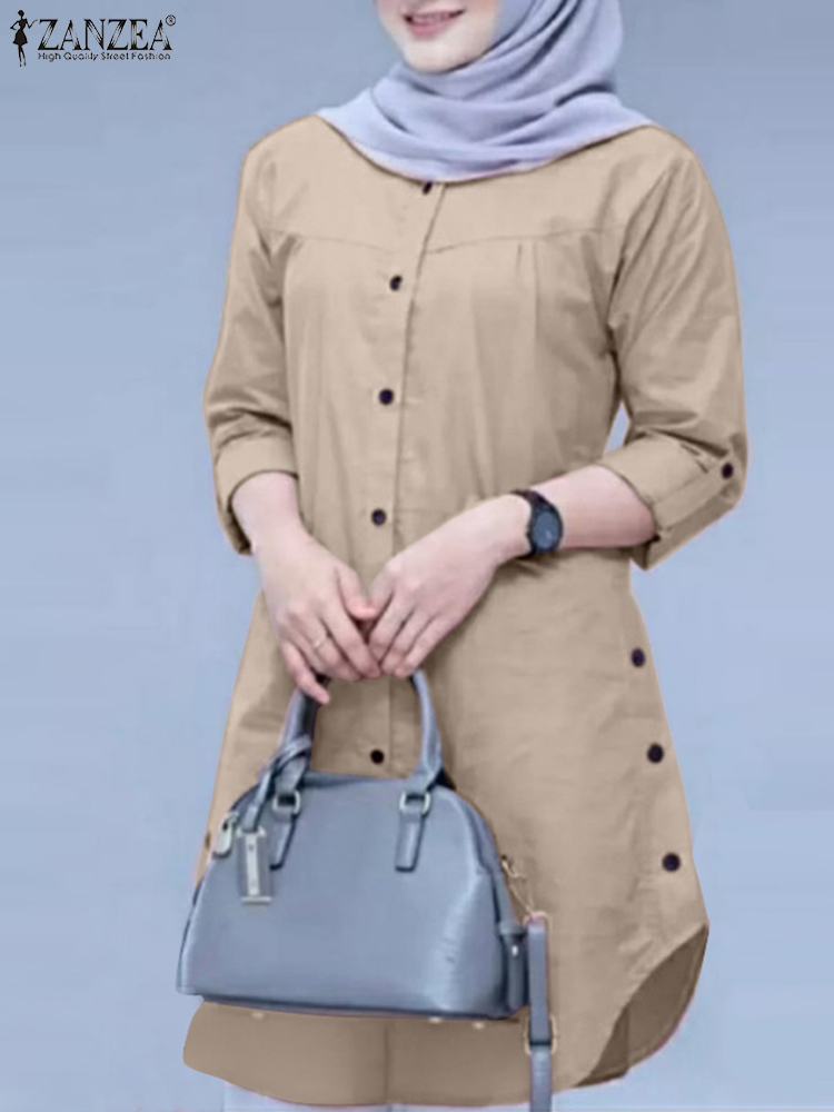 2026 ZANZEA Lente Shirt Mode D - Turkey Women Fashion recensie en prijs