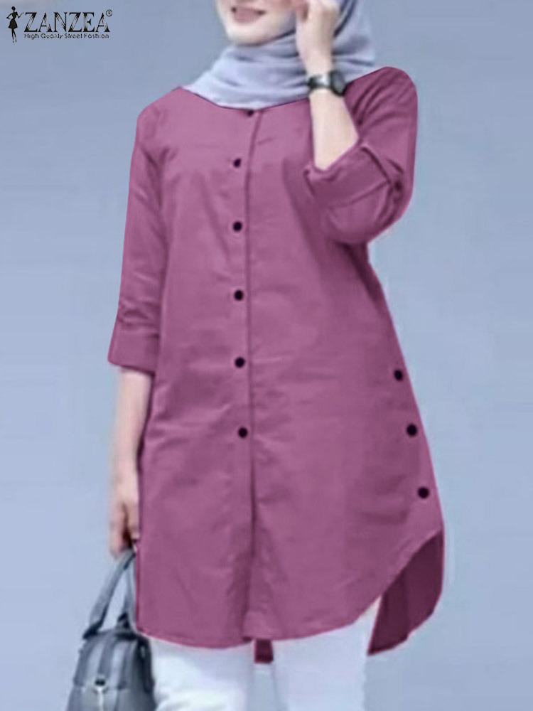 2026 ZANZEA Lente Shirt Mode D - Turkey Women Fashion recensie en prijs