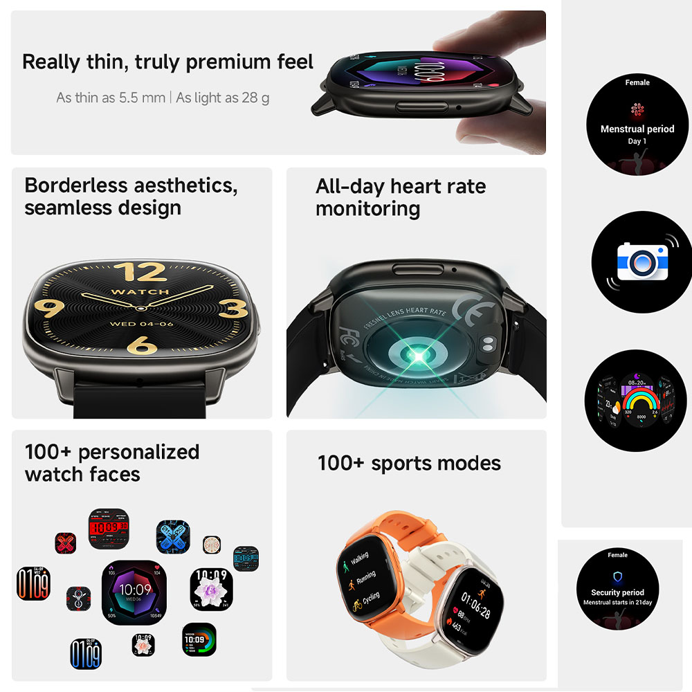 Smart Watch HD17 Air AMOLED Fi - Women Fashion Week 2026 recensie en prijs