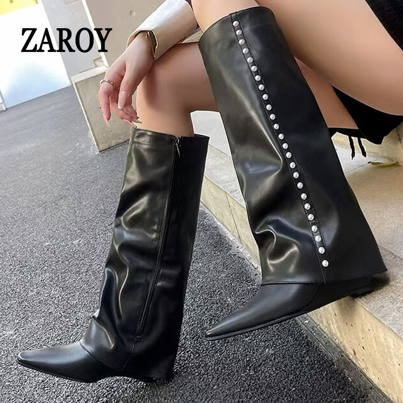 ZAROY Dameslaarzen Wintermode  - Women'S Fashion Knee High Boots recensie en prijs