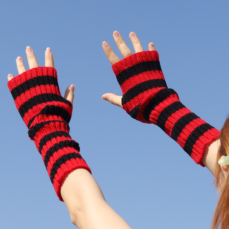 Dames gebreide vingerloze armm - Women Fashion Gloves recensie en prijs