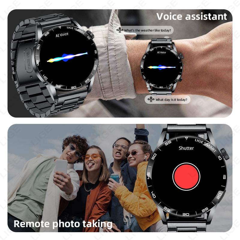 LIGE Heren Mode Smartwatch Spo - Women Fashion Week 2026 recensie en prijs