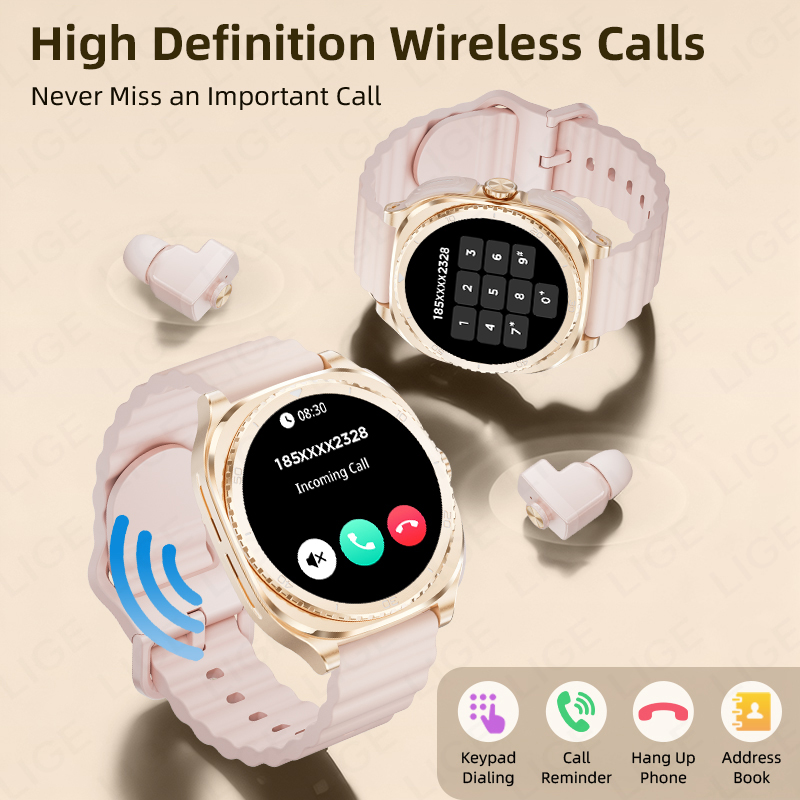 LIGE 2-in-1 TWS Headset Smartw - Women Fashion Week 2026 recensie en prijs
