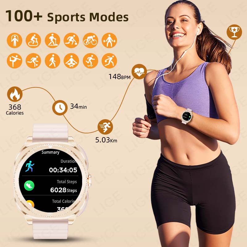 LIGE 2-in-1 TWS Headset Smartw - Women Fashion Week 2026 recensie en prijs