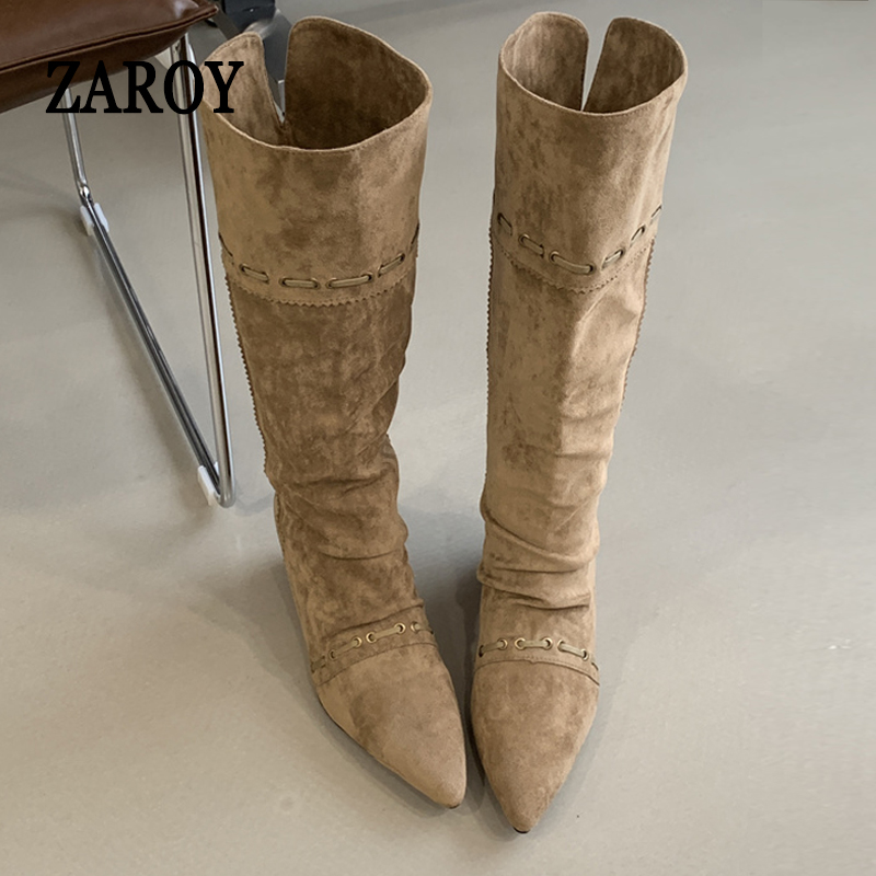 ZAROY Winter Dameslaarzen Mode - Women'S Fashion Knee High Boots recensie en prijs