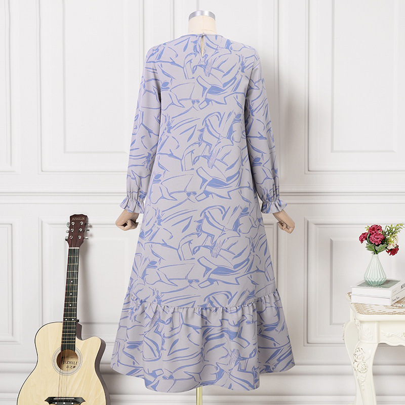 Elegante geometrisch geprinte  - Turkey Women Fashion recensie en prijs