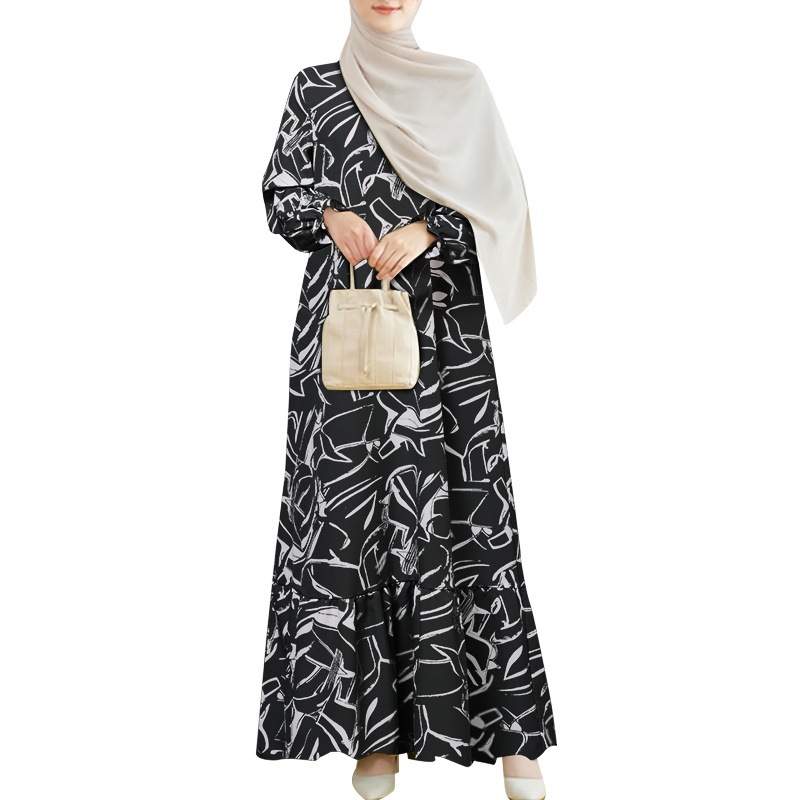 Elegante geometrisch geprinte  - Turkey Women Fashion recensie en prijs