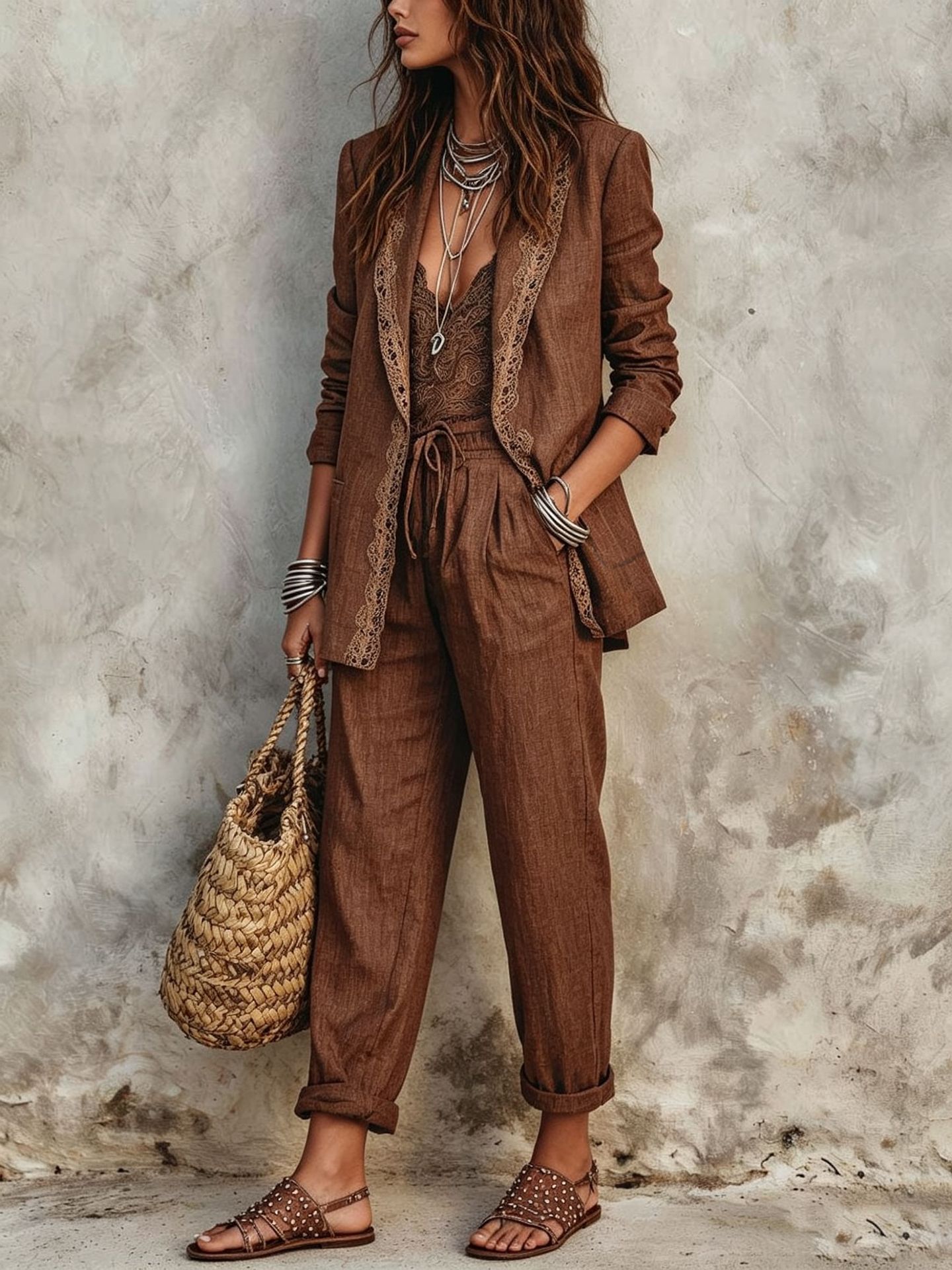 Casual blazer tweedelig set da - Trend Women Fashion recensie en prijs