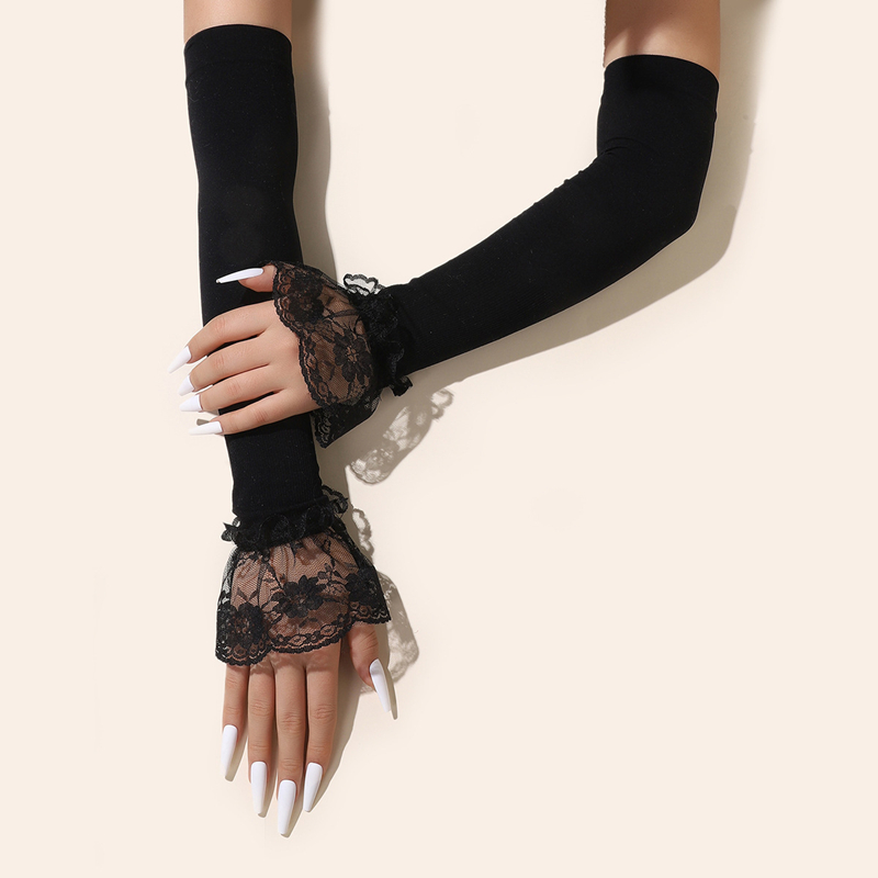 Mode lange kanten armmouwen zo - Women Fashion Gloves recensie en prijs