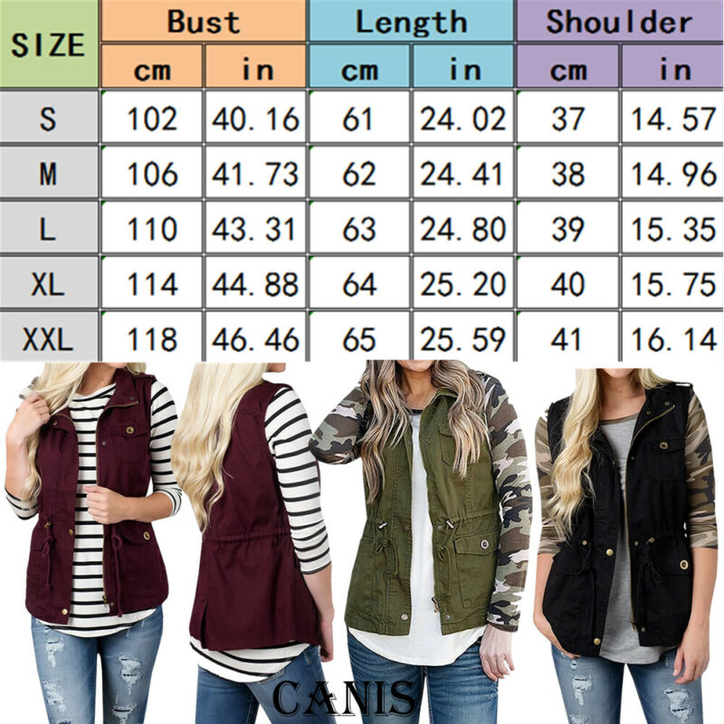 Mode Vrouwen Vest Olijf Cargo  - Women'S Fashion Utility Jacket recensie en prijs