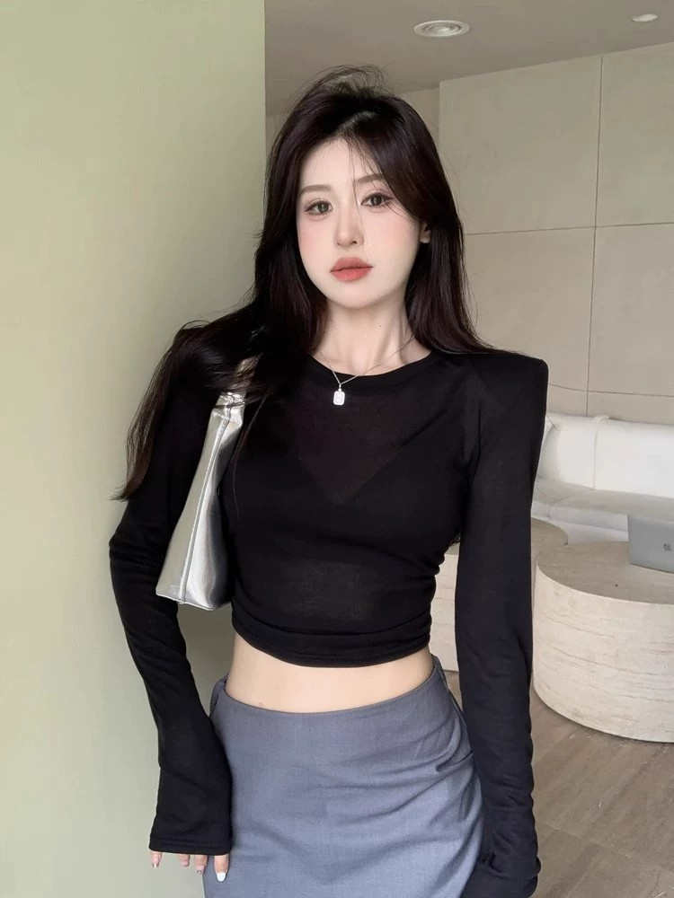 Y2K Sexy Schoudervullingen T-s - Crop Top Women recensie en prijs