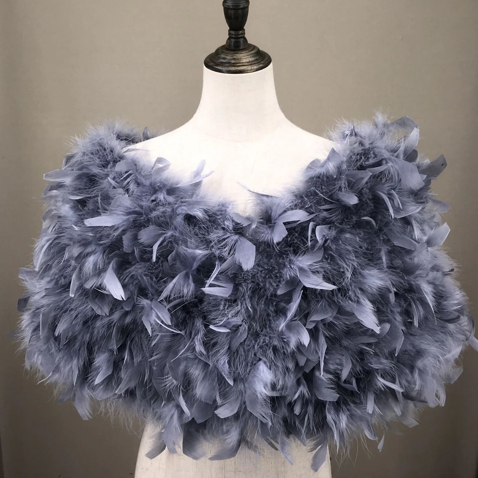 Echte kalkoenveersjaal met blo - Turkey Women Fashion recensie en prijs