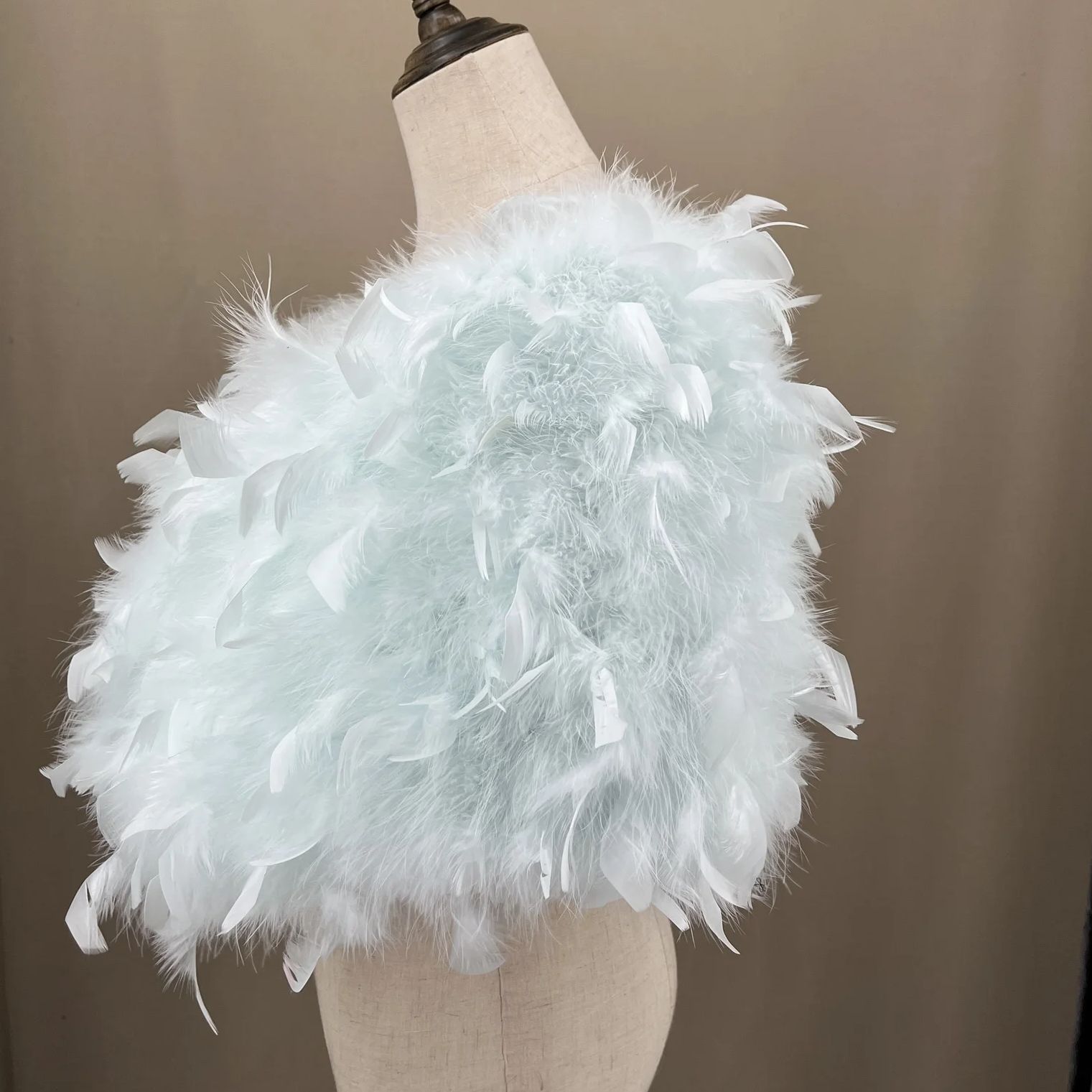 Echte kalkoenveersjaal met blo - Turkey Women Fashion recensie en prijs